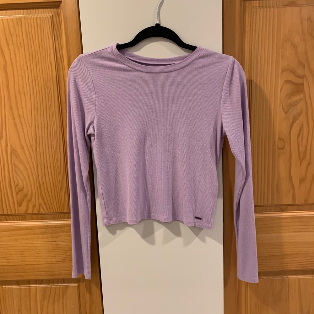 Hollister crop long sleeve